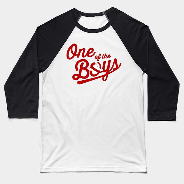 one of the boys Baseball T-Shirt by halfabubble